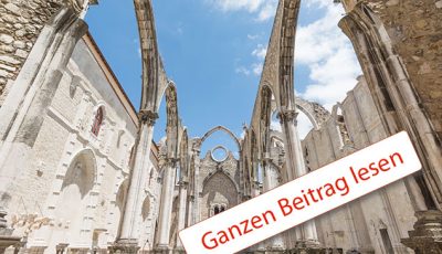 Zeitenwende | Kathedrale ohne Dach mit Blick in den Himmel
